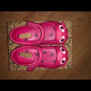 Pink cat mini Melissa shoes